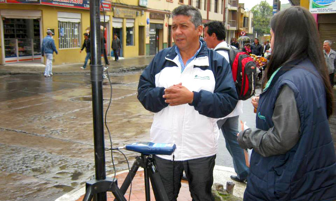 Medición ruido dia sin carro - Pasto 2013