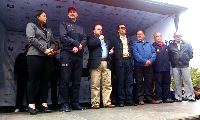 Reconocimiento ciclistas - Pasto 2013