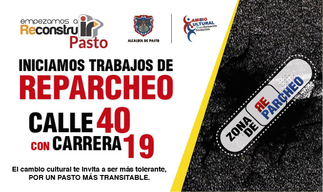 Reparcheo calle 40 - Pasto 2013