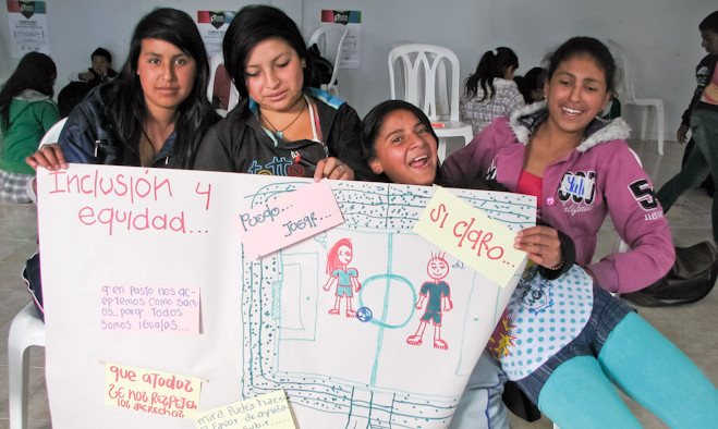 Niños participan - Pasto 2013