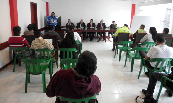 Reunión plan contingencia terminal de transportes  - Pasto 2013