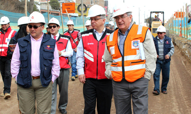 Visita Contraoloría obras Panamericana - Pasto 2013