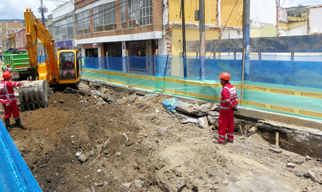 Obras calle 20 - Pasto 2013