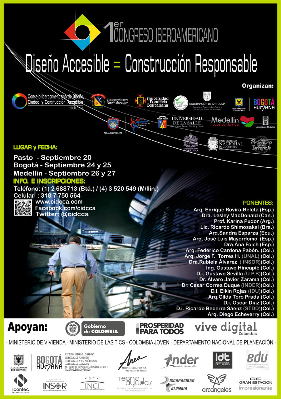 Primer congreso - diseño accesible - construcción responsable