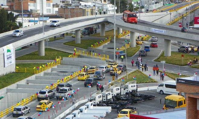 Intercambiador vial Agustín Agualongo - Pasto 2014