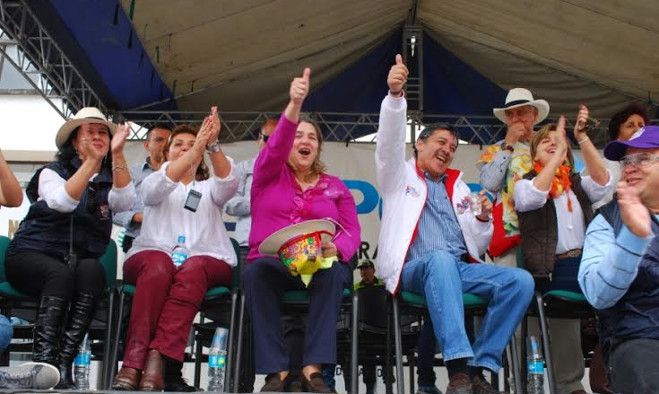 Ministra de Cultura en Carnavales - Pasto 2014