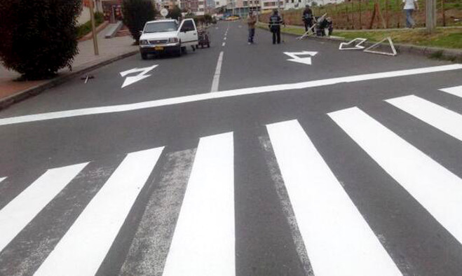 Demarcación vías - Pasto 2014