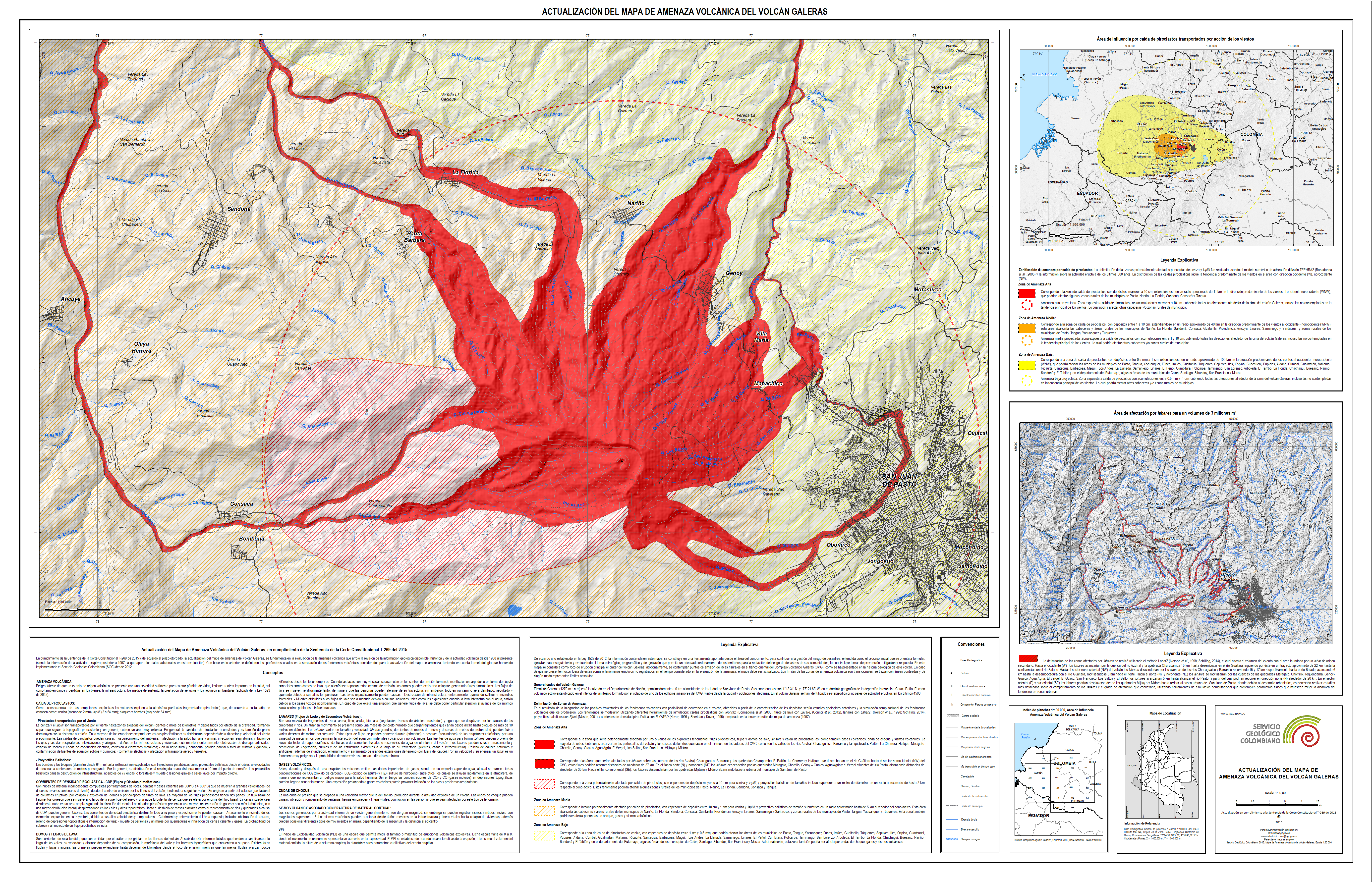 Actualización mapa de amenaza - Pasto 2016