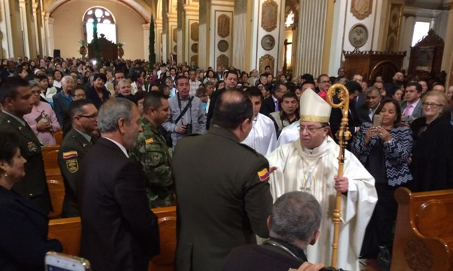 Alcalde de Pasto acompañó celebración eucarística acción de gracias