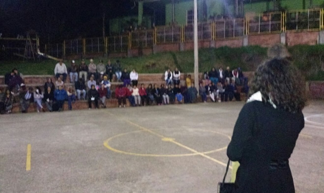 Planeación programa censo con familias del sector de Juanoy Alt
