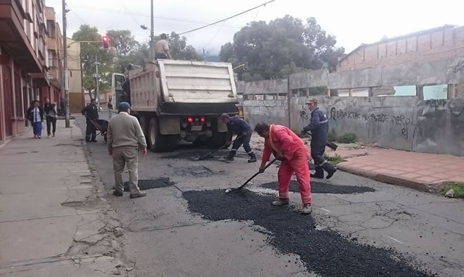 Mantenimiento vías Pasto