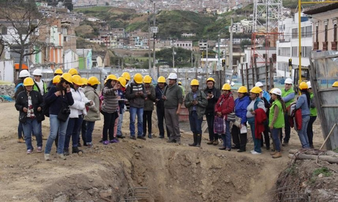 Visita de control a plantas  y obras de EMPOPASTO