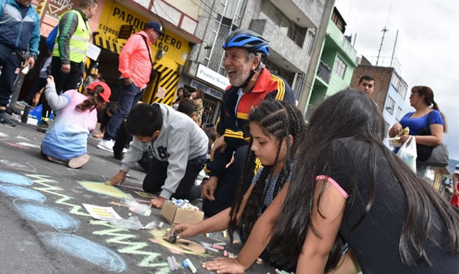 Arco iris en el asfalto 2017