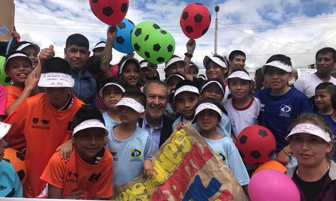 Inauguración mundialito de futbol
