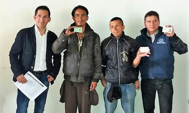 Jornada cedulación con habitantes de calle