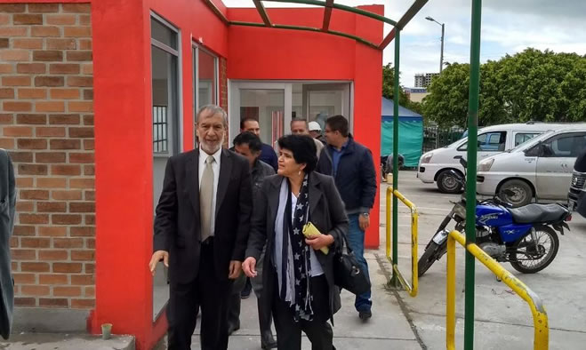 Obras de mejoramiento urbanístico en la Terminal de Transporte avanzan en un 80%