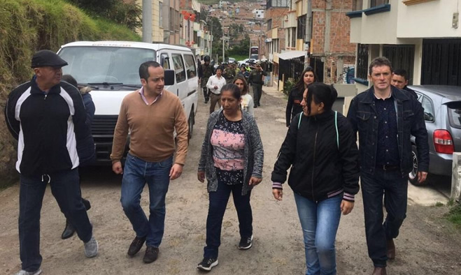 Con el acompañamiento de la comunidad fueron identificados los principales problemas de seguridad de la Comuna 4