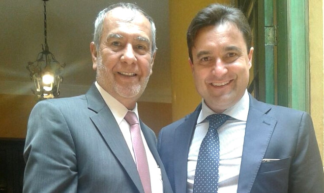 Reunión ONU Hábitat Roberto Lippi - Pedro Vicente Obando