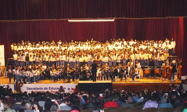 Concierto de mensaje de paz a Colombia