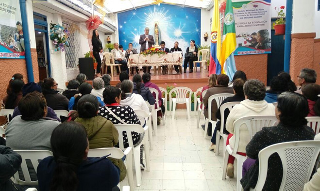 Estrategia educativa para población analfabeta
