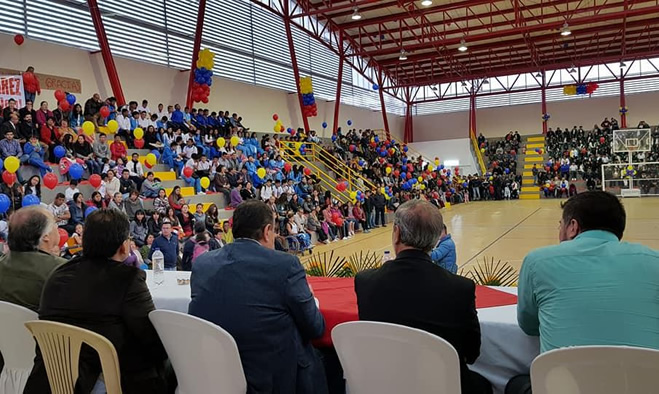 Se inaugura coliseo cubierto San José del barrio Obrero