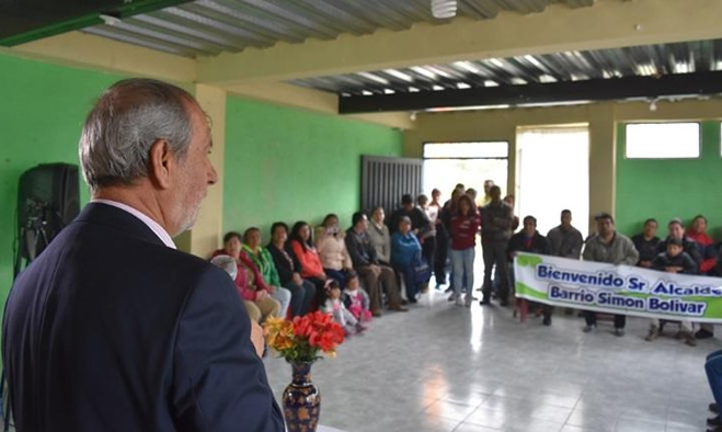 Estudios reconstrucción alcantarillado barrio Simón Bolívar 