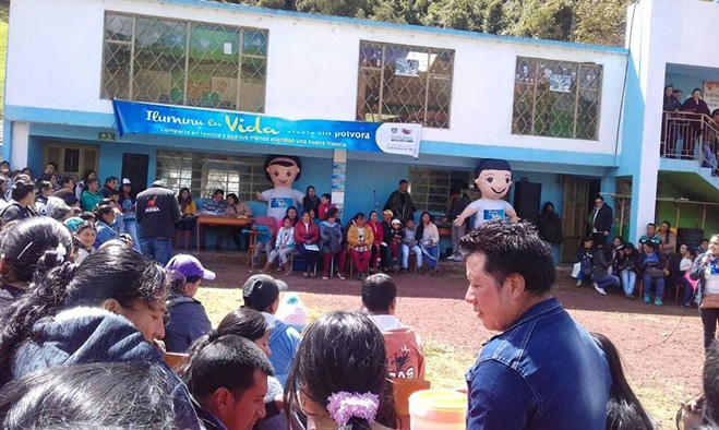 Jornada prevención pólvora en corregimiento de Santa Bárbara