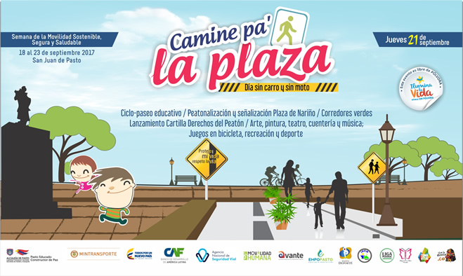 Día sin carro y sin moto en Pasto