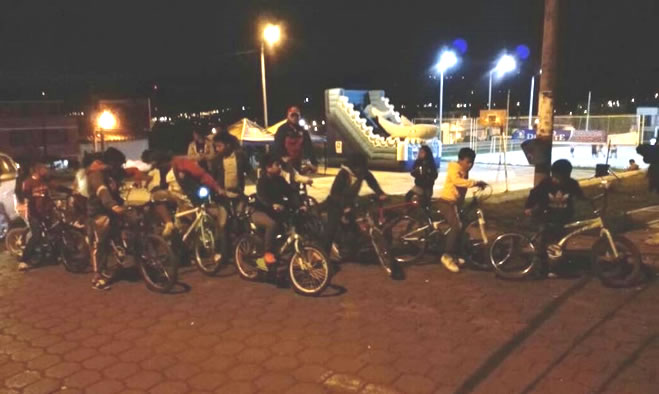 Ciclovia nocturna Obonuco