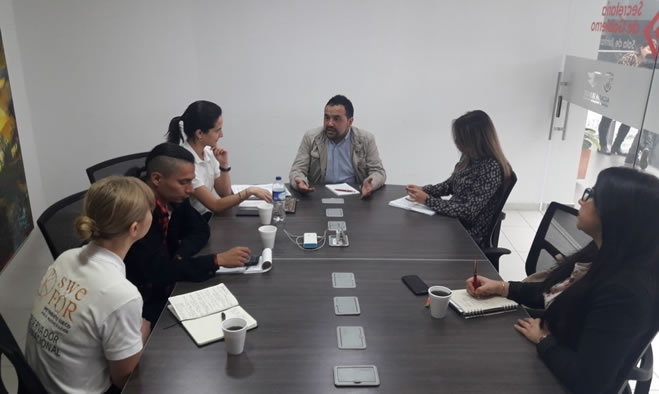 Mesa de trabajo con Movimiento Sueco para la Reconciliación “SWEFOR”