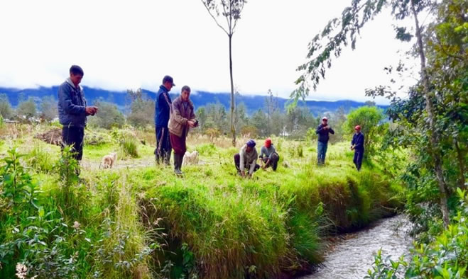 Recuperaron la ronda hídrica de la quebrada Motilón