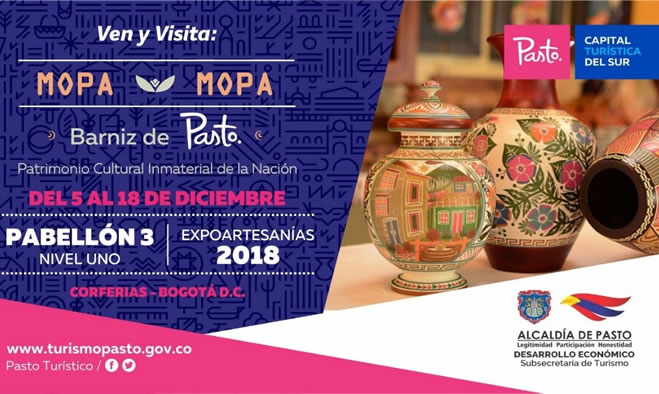 Artesanos nariñenses en Expoartesanias 2018