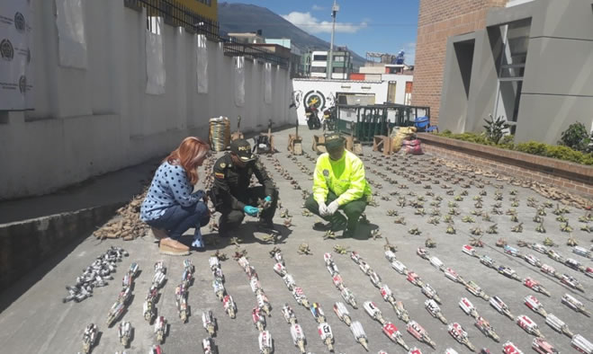 Incautados 500 kilogramos de elementos pirotécnicos