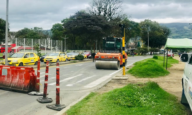 Se suspenden intervenciones de la malla vial