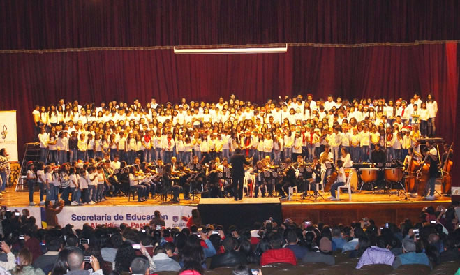 1137 estudiantes de Pasto beneficiarios del Proyecto Red de Escuelas de Formación Musical