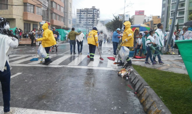 Emas cumplió con la limpieza en carnavales 2018 