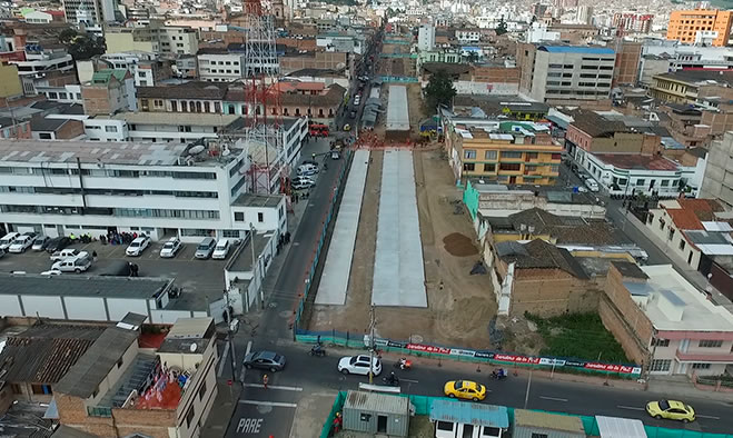 Avanzan las obras de infraestructura vial en Pasto