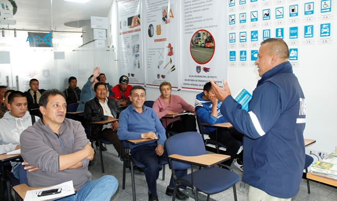 Capacitación a conductores infractores