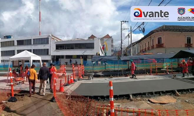 Avante SETP continúa con fundición del concreto hidráulico de la carrera 27