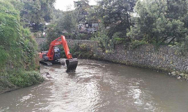 Limpieza de residuos sólidos del río Pasto