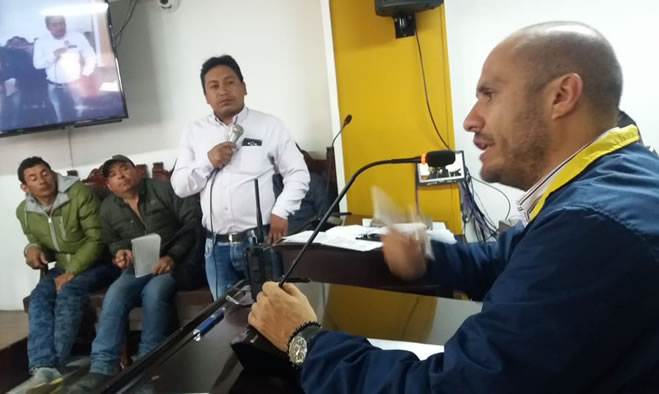 Director de DGRD atendió inquietudes de concejales y líderes