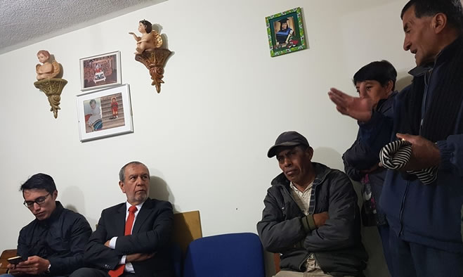 Alcalde de Pasto se reunió con comunidad de vereda San Cayetano, corregimiento de Mapachico