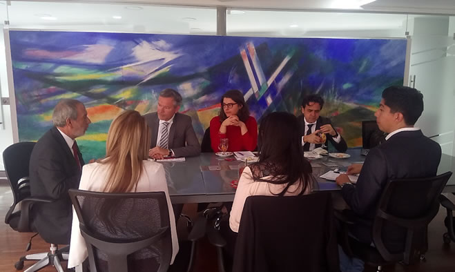Alcalde de Pasto recibió en su despacho al Embajador de Francia en Colombia