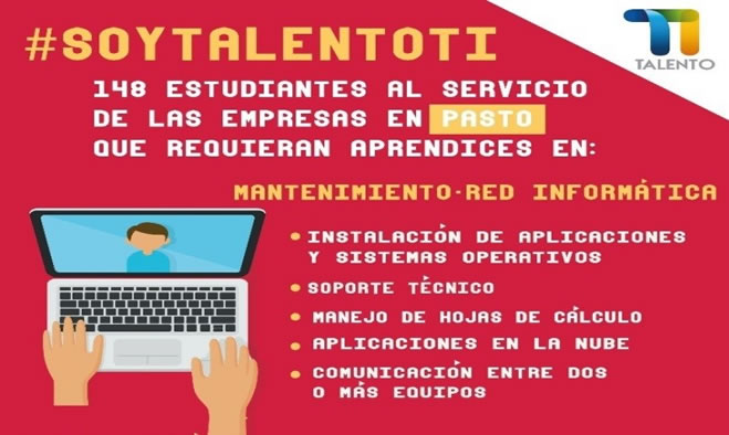 Alcaldía de Pasto inscribe a participantes proyecto TI - ruta empleabilidad