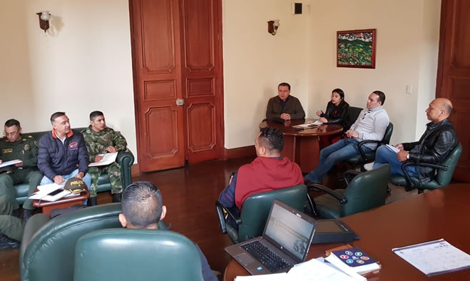 Con plan de acción interinstitucional se garantiza la seguridad del municipio