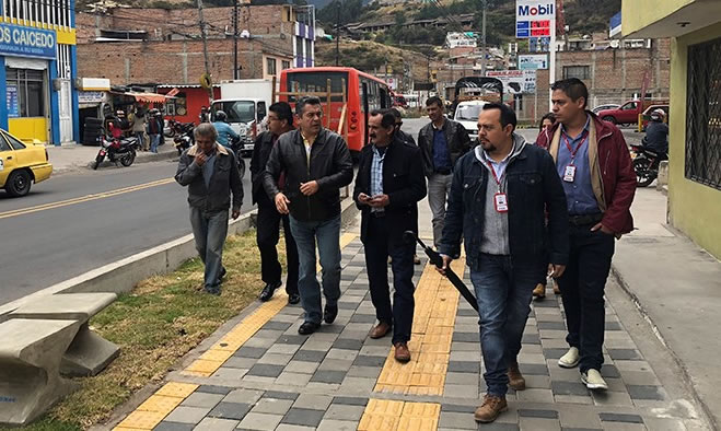 Visita técnica al proyecto de la carrera 4ta entre calles 12ª y 14