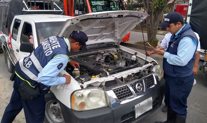 Secretaría de Tránsito inspeccionó más de 400 vehículos de servicio público
