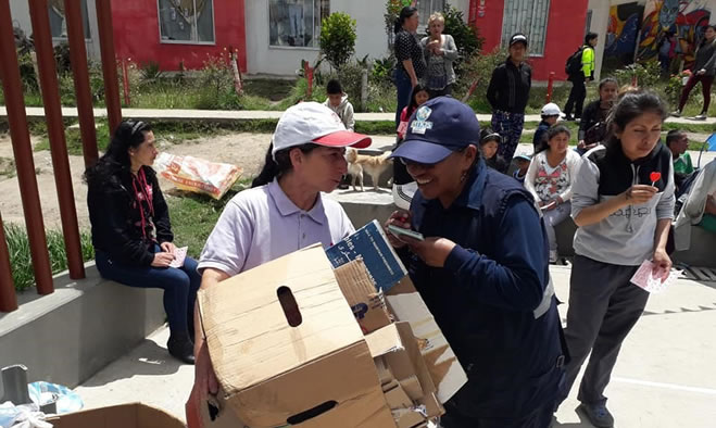 Jornada de reciclatón de residuos aprovechables