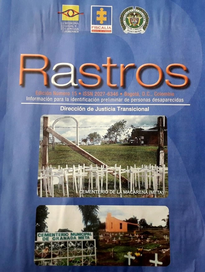 Revista Rastros de la Fiscalía General de la Nación