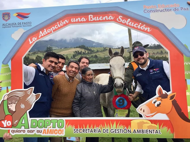 Seguimiento a equinos jubilados y adoptados